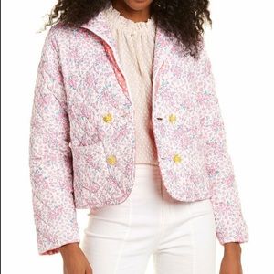 LoveShackFancy Jolyn Jacket Candy Heart XS NWT
